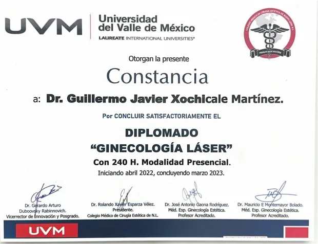 Diplomado en Ginecología Láser